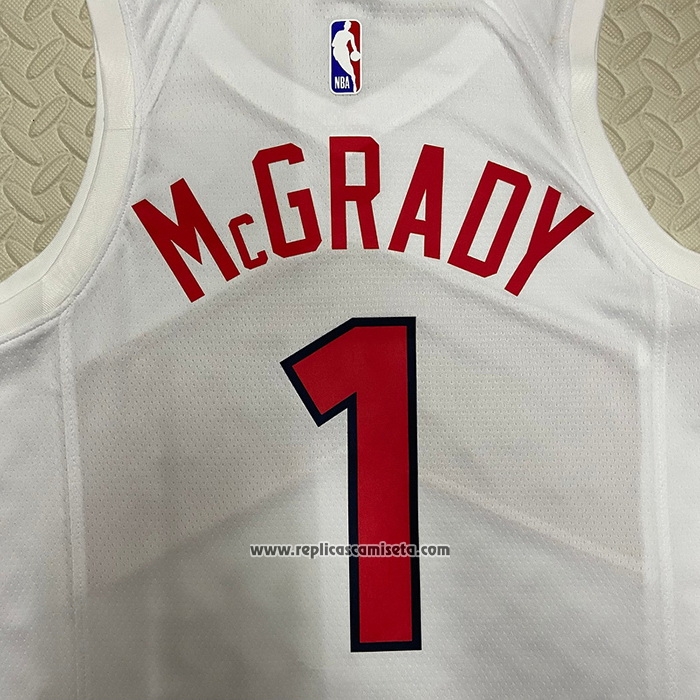 Camiseta Toronto Raptors Tracy Mcgrady #1 Association 2022-23 Blanco